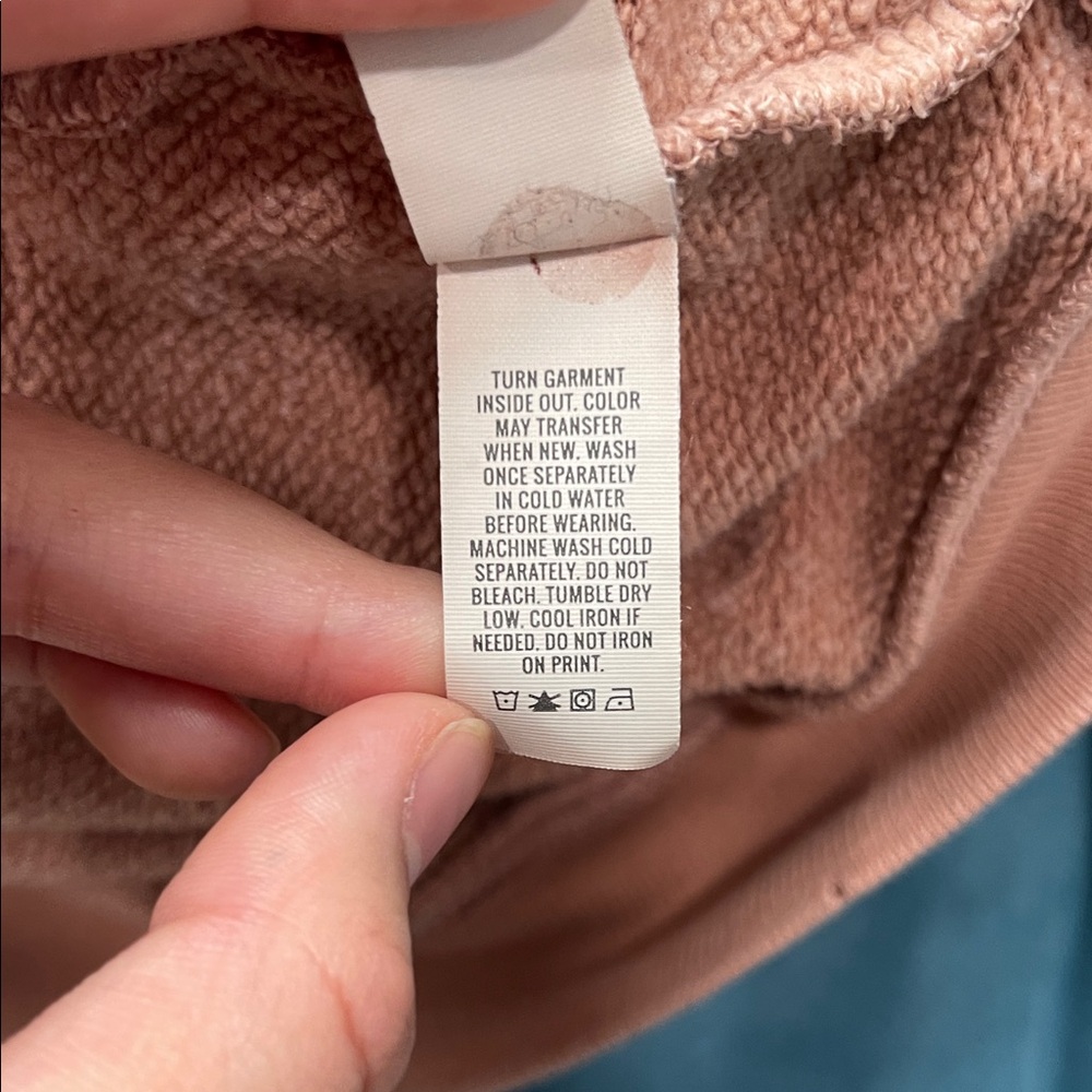 Oversized Cozy Soft Pink Aerie Pullover Hoodie - Picture 9 of 14